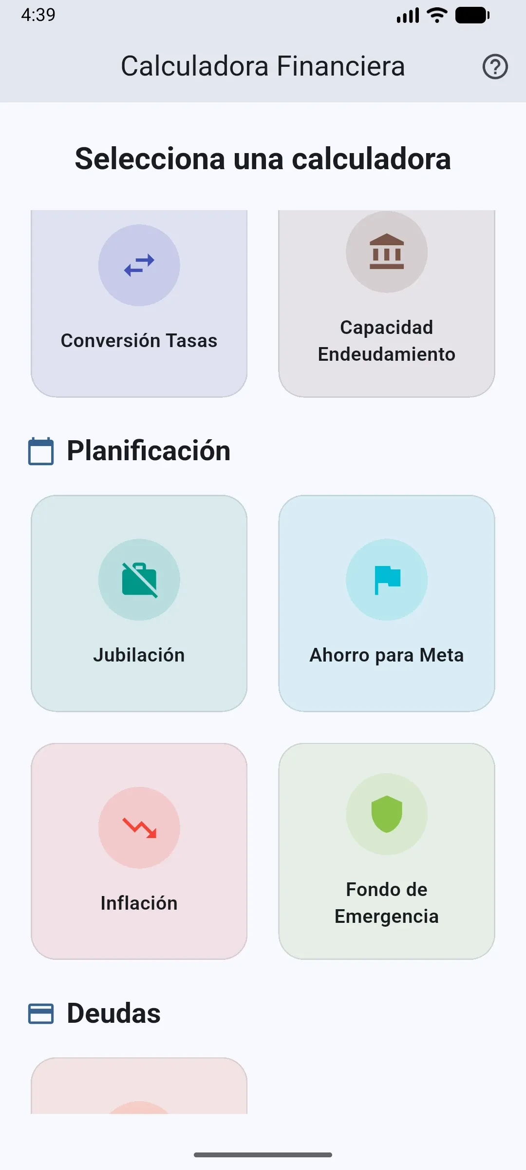 Calculadora Financiera screenshot 2
